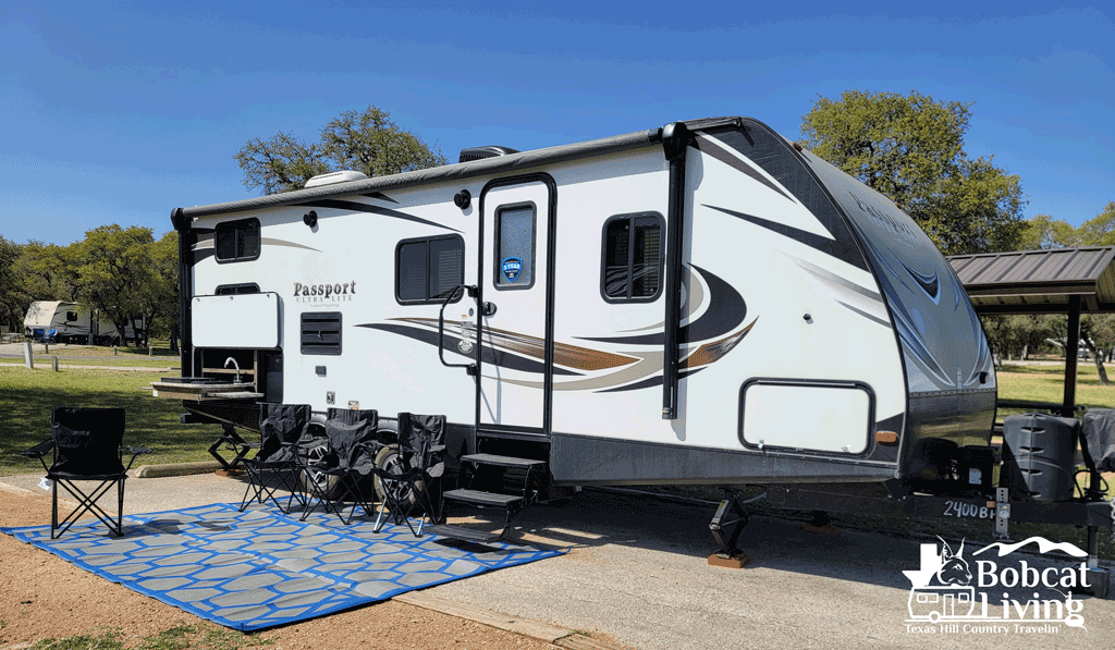 Bobcat Living Texas Hill Country Travelin' Family RV Trailer Rental for your Hill Country